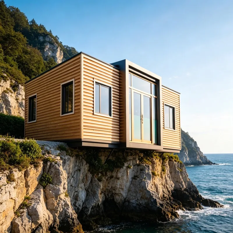 40ft Heavy Duty Foldable Container House High Strength Steel Frame Integral Welding Prefab Building Large Family Living Group