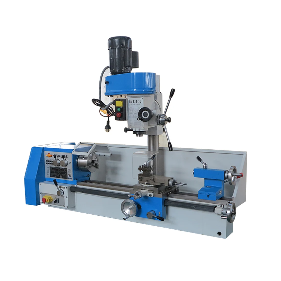 Multi-function bench drilling car drilling and milling all-in-one machine metal milling machine lathe700mm household lathe small