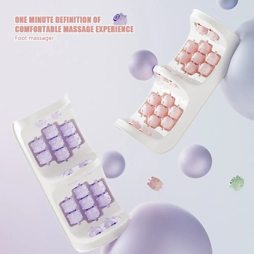 Masseur de pieds réflexologie à Point de déclenchement, favorise la Circulation sanguine, soulagement de la douleur des pieds, rouleau de massage, soins pour améliorer le sommeil