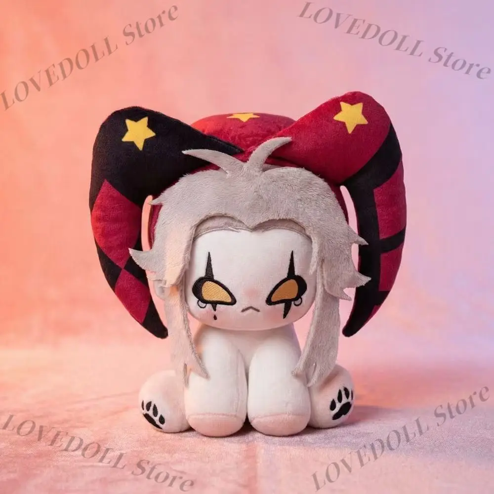 

Pierrot Kawaii Anime Game Attributes Cosplay Sitting Posture Soft Cotton Doll Cartoon DIY Dress Up Toy Figures Fans Gifts 20cm