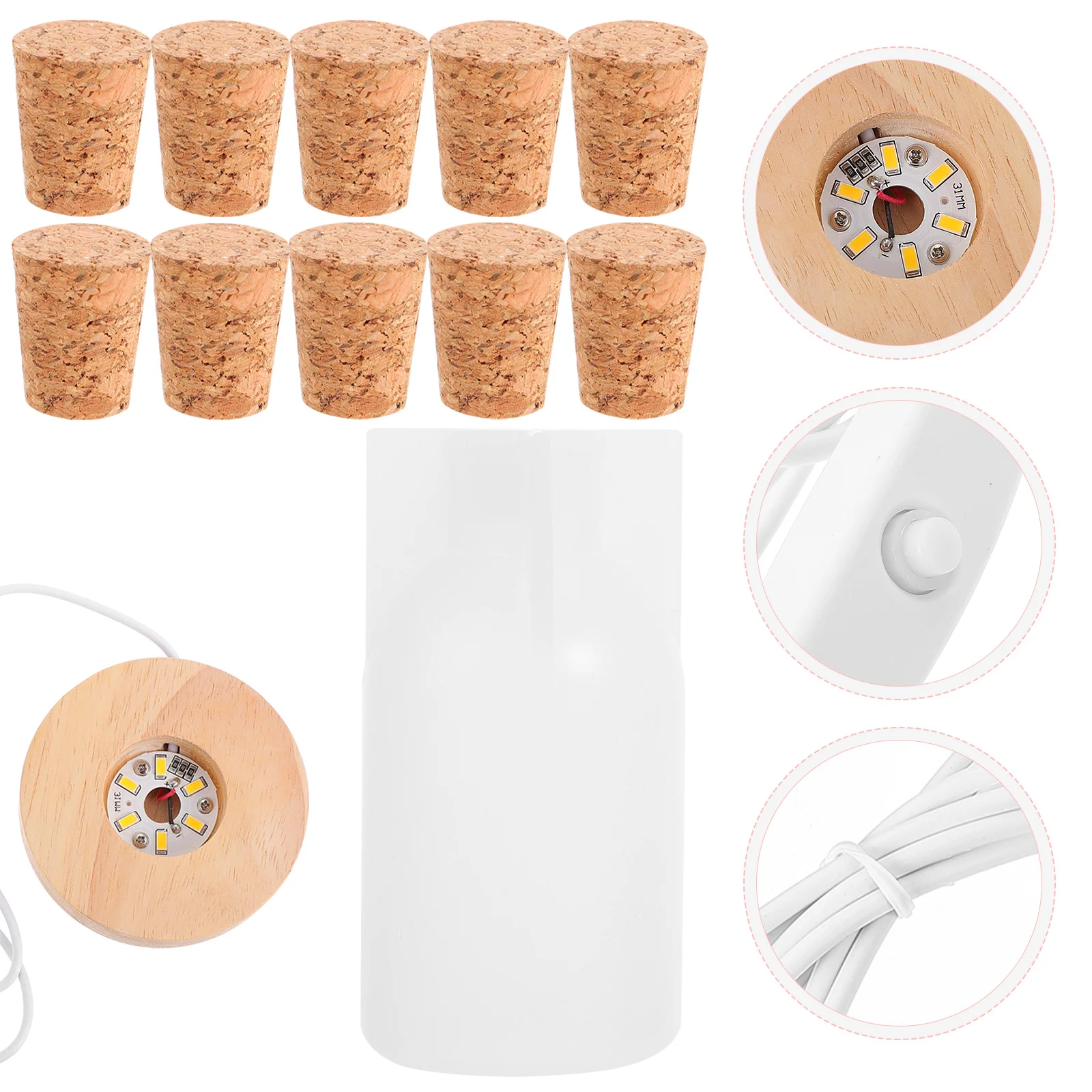 

1Set 3D Small Night Light Mold Silicone Resin Epoxy DIY Craft Set for Desktop Ornament Table Lamp Decoration Creative