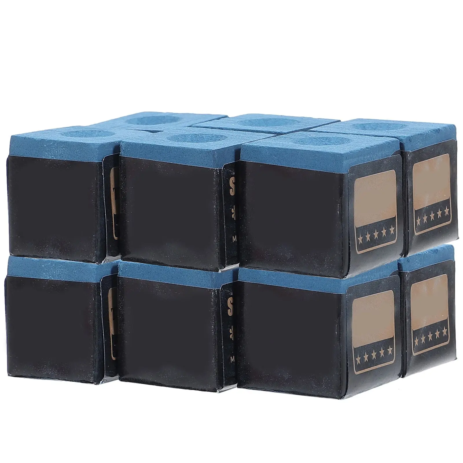 

24 Pcs Pool Chalk Cubes Billiard Accessories Table Chocolate Powdered Anti Skid Improve Hit Rate Practical Excellent