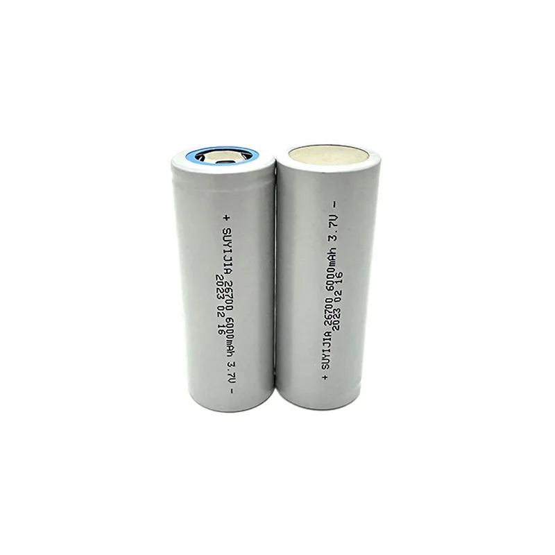 3.7V 6000mah 26700 Battery Li-ion Lithium Rechargeable Power Batteries for LED Flashlight Torch Electric Tools Sweeping Robot