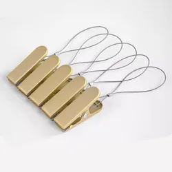 5pcs Clothes Pegs Aluminum Alloy Clothespins Drying Towels Socks Clothing Clamp Bedspread Hangers Clip Laundry Cloth Pins