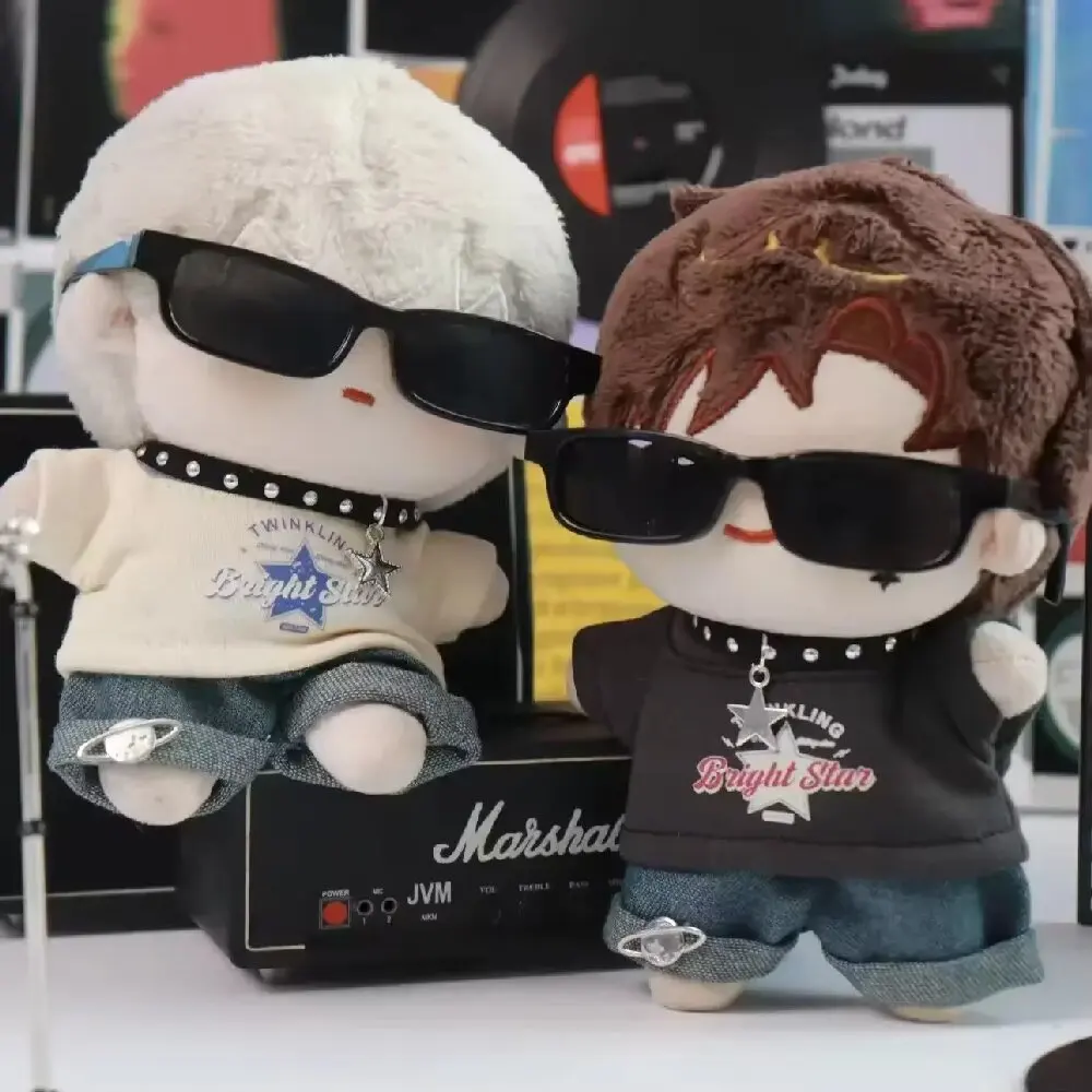 Одежда для куклы Labubu, американский хип-хоп V1 V2, аксессуары для одежды для кукол, дизайнерская одежда Labubu, игрушка для куклы 15/17 см