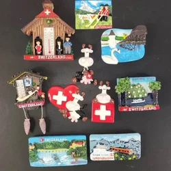 3D Refrigerator Magnet for Home Decoration, European, Luzern, Switzerland, Tourism, Landscape, Souvenir, Travel Souvenir