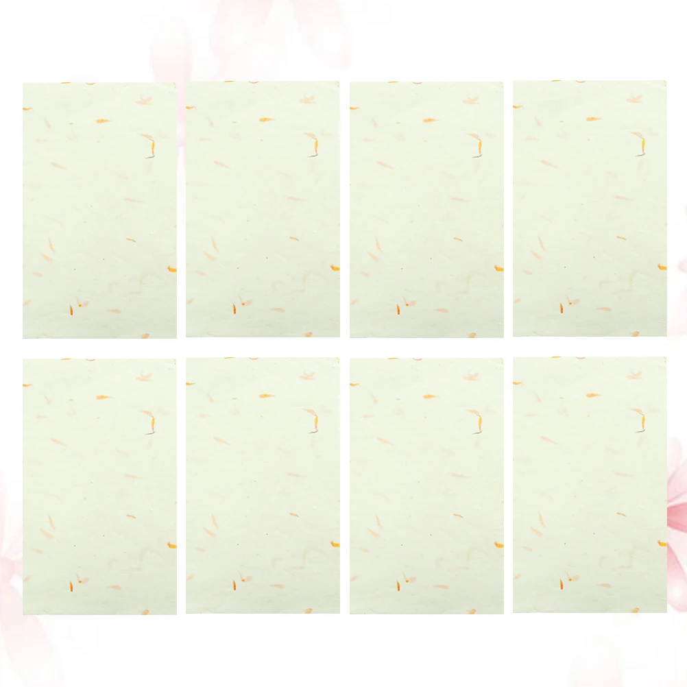 

40pcs Calligraphy Rice Paper Chinese Supplies Xuan Paper for Ink Writing Sumi Drawing Painting Practice Beige Sheet Clearly