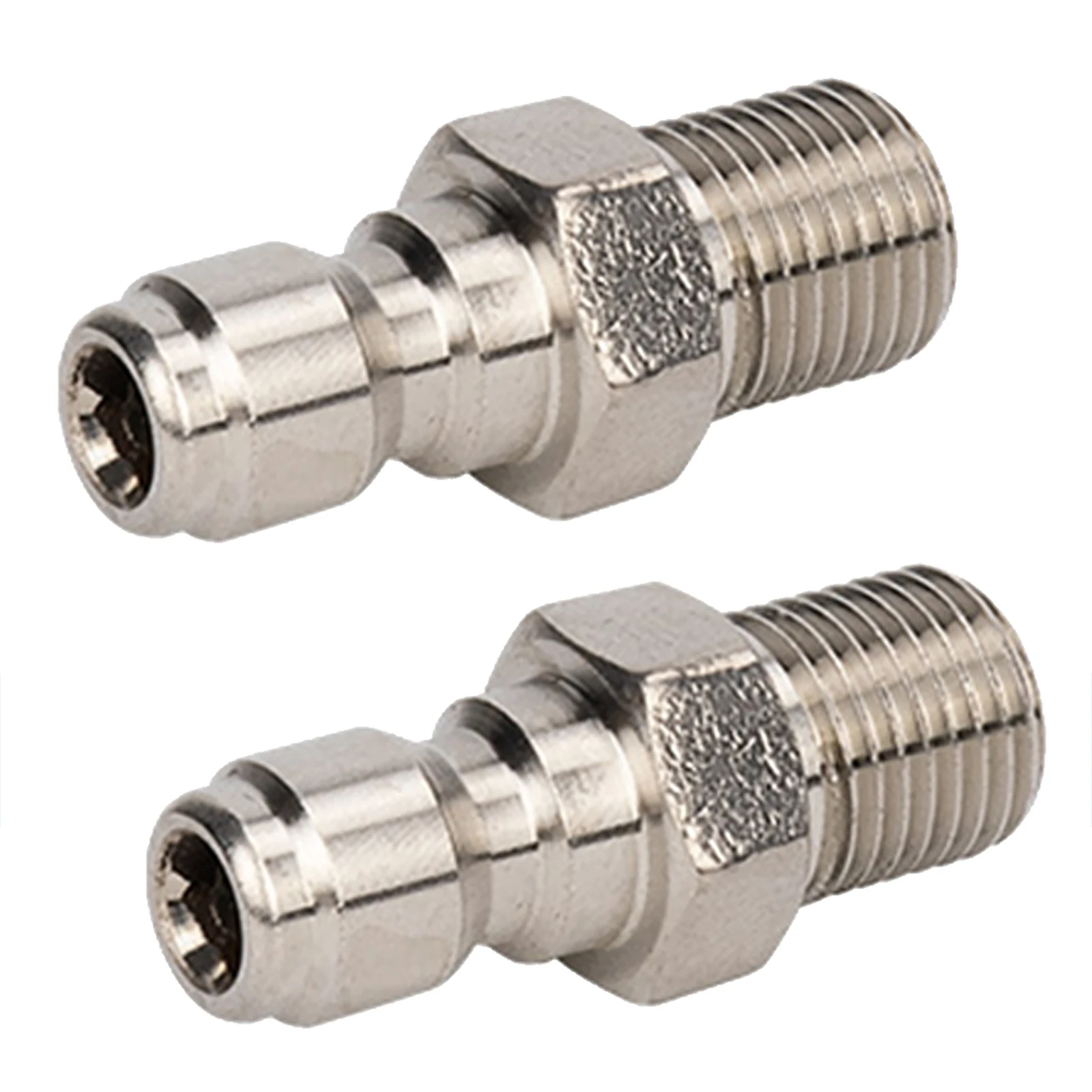 Secure Fit 1/4 Inch Stainless Steel Quick Connect Fittings with NPT Threads for Pressure Washer Wand and Hose Integration