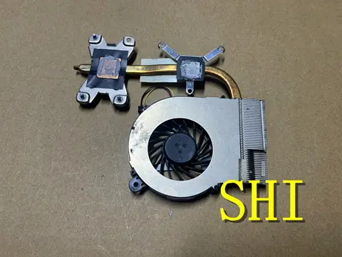 Used 643259-001 Radiator For HP Pavilion G4 G6 G7 G4-1000 G6-1000 Laptop Cooling Heatsink With Fan 643257-001 Free shipping