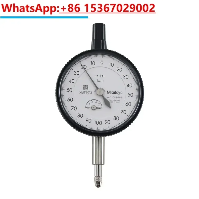 

Mitutoyo Dial Indicators, Measuring Range 0-1mm/0.001mm, 2109AB-10 2109A-10 2046A 2046AB Dial Indicator
