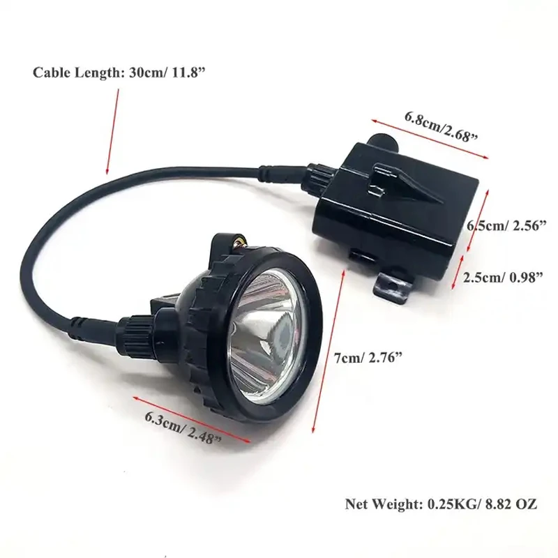 High Bright Rechargeable Waterproof LED Rabbit Coon Hunting Light Headlamp Head Lamp Long Distance