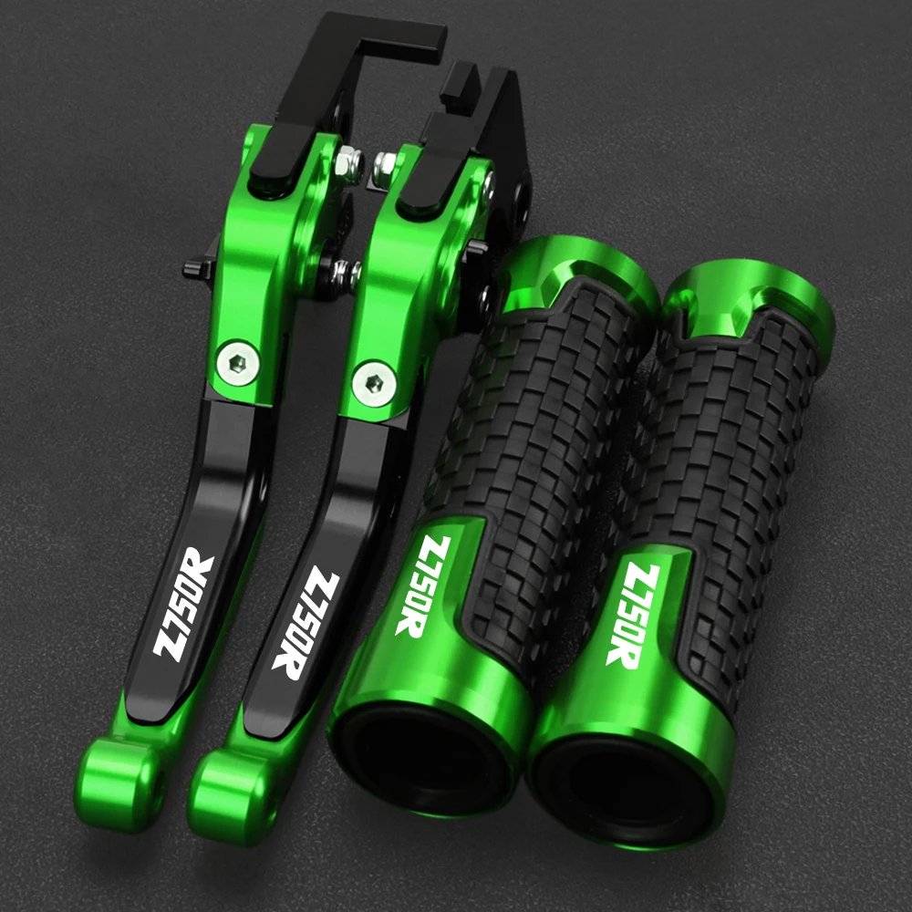 

For KAWASAKI Z750R Z750 R Z 750R 2011 2012 Motorcycle Acessories Adjustable Brake Clutch Levers Handlebar grips Hand Handle bar