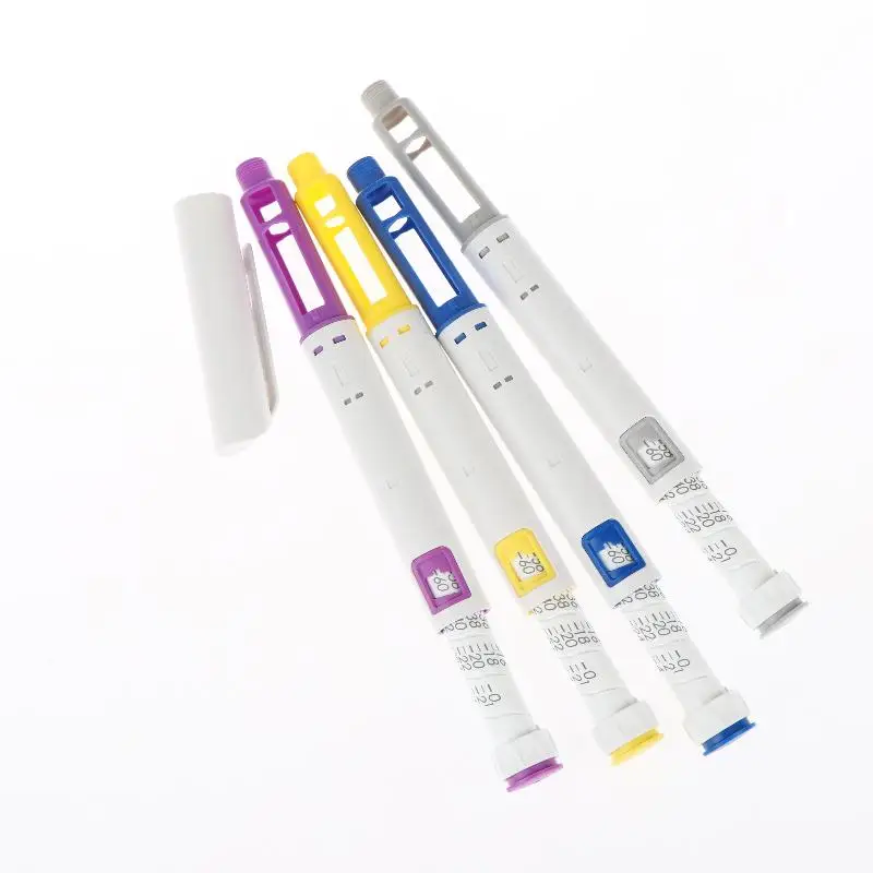 Adjustable 3ml Plastic Injection Pen Portable Single-Use Injection Pen For Insulin / Growth Hormone