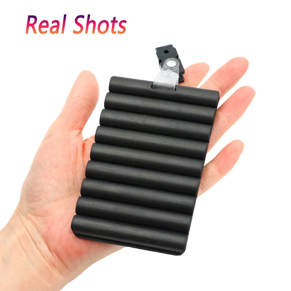 Bimoo 1/2PCS Fishing Fly Rippled Foam Patch For Vest with Cilp Dry Nymph Fly Holder Tool Potable Fly Fishing Accessories Tackle view 5