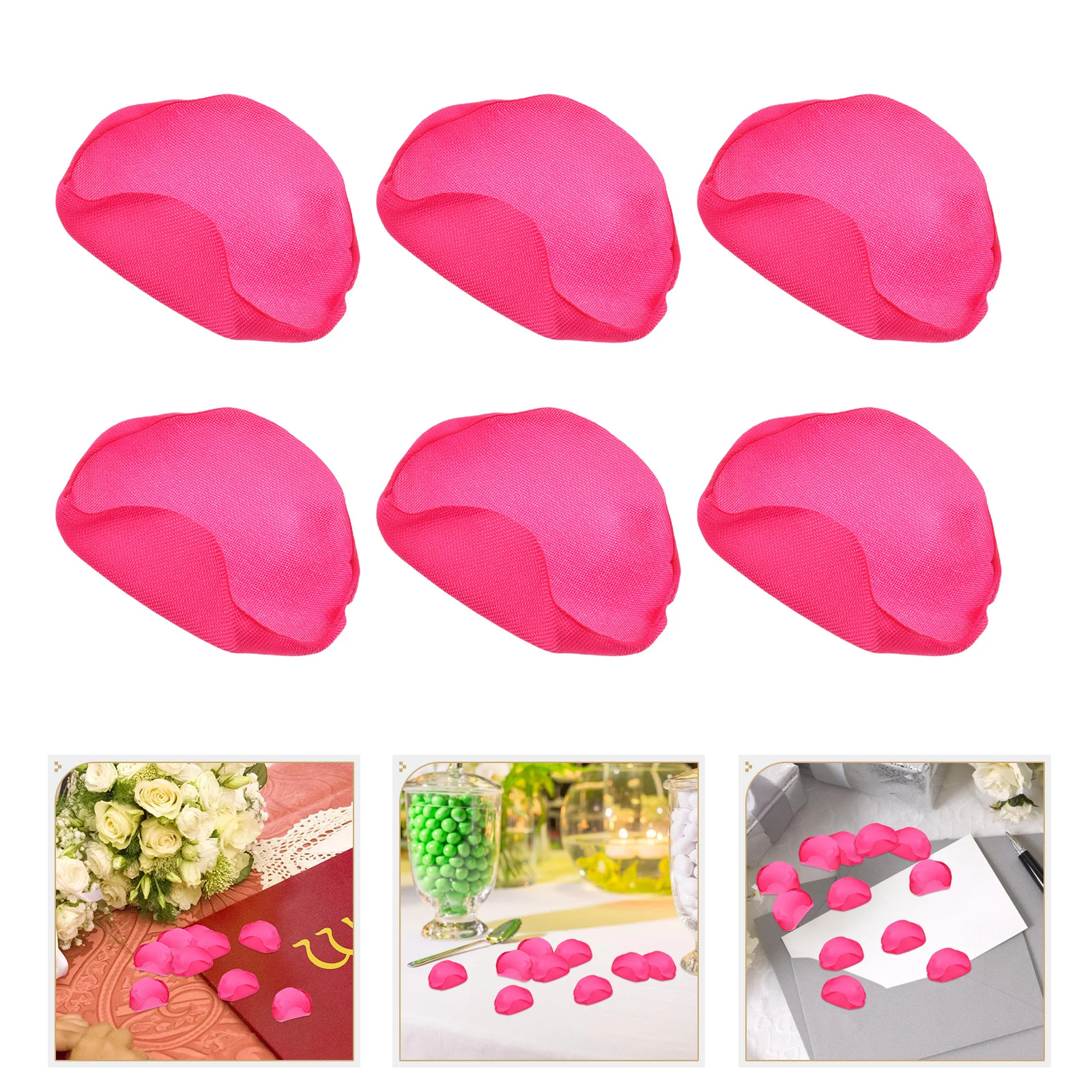 200Pcs Silk Rose Petals Artificial Fake Petals for Wedding Aisle Decorations Romantic Flower Arrangements Valentine's Day Party