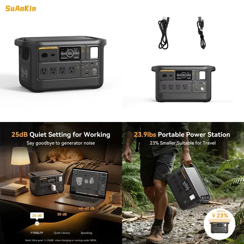Fast Charging 1500W 1800W Portable Power Station Energy Storage Battery Solar Generator for Camping