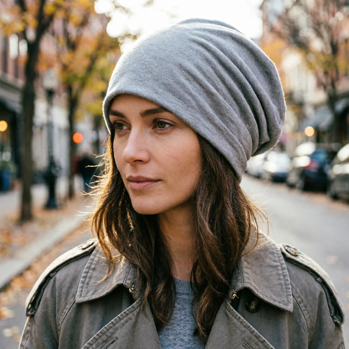 Solid Color Unisex Slouchy Beanie Soft Lightweight Winter Warm Cap for Men Women Hip-Hop Baseball Tennis Running Daily Wear