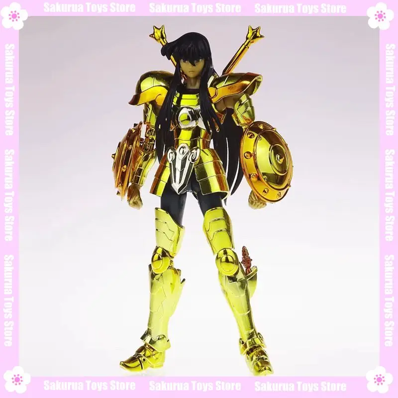 

In Stock MST Libra Stars Saint Seiya Myth EX Purple Gold Balances Actuator Doll Collection Gifts