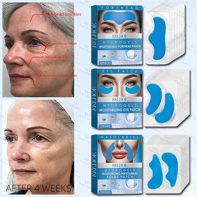 

Nasolabial Fold Patch Marionette Lines Crow's Feet Forehead Wrinkles Face Lifting Mask Moisturizing Antiwrinkle Korean Cosmetics
