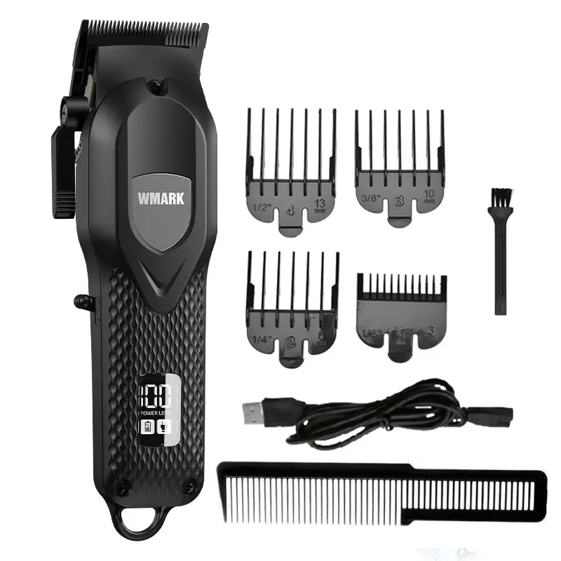 Neuer 7000RPM Professioneller Haarschneider WMARK NG-119 Haarschneidemaschine für Männer Wiederaufladbarer Clipper mit LED-Anzeige – Detail 10