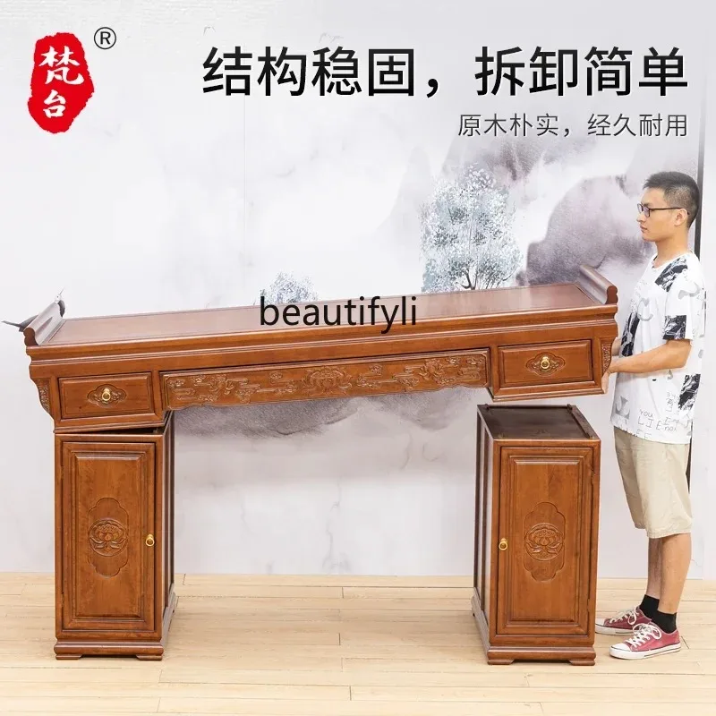 C139 Buddhist table for household use, Buddhist table, shrine temple, Gongtai temple, Xiangtai Xianjia case table