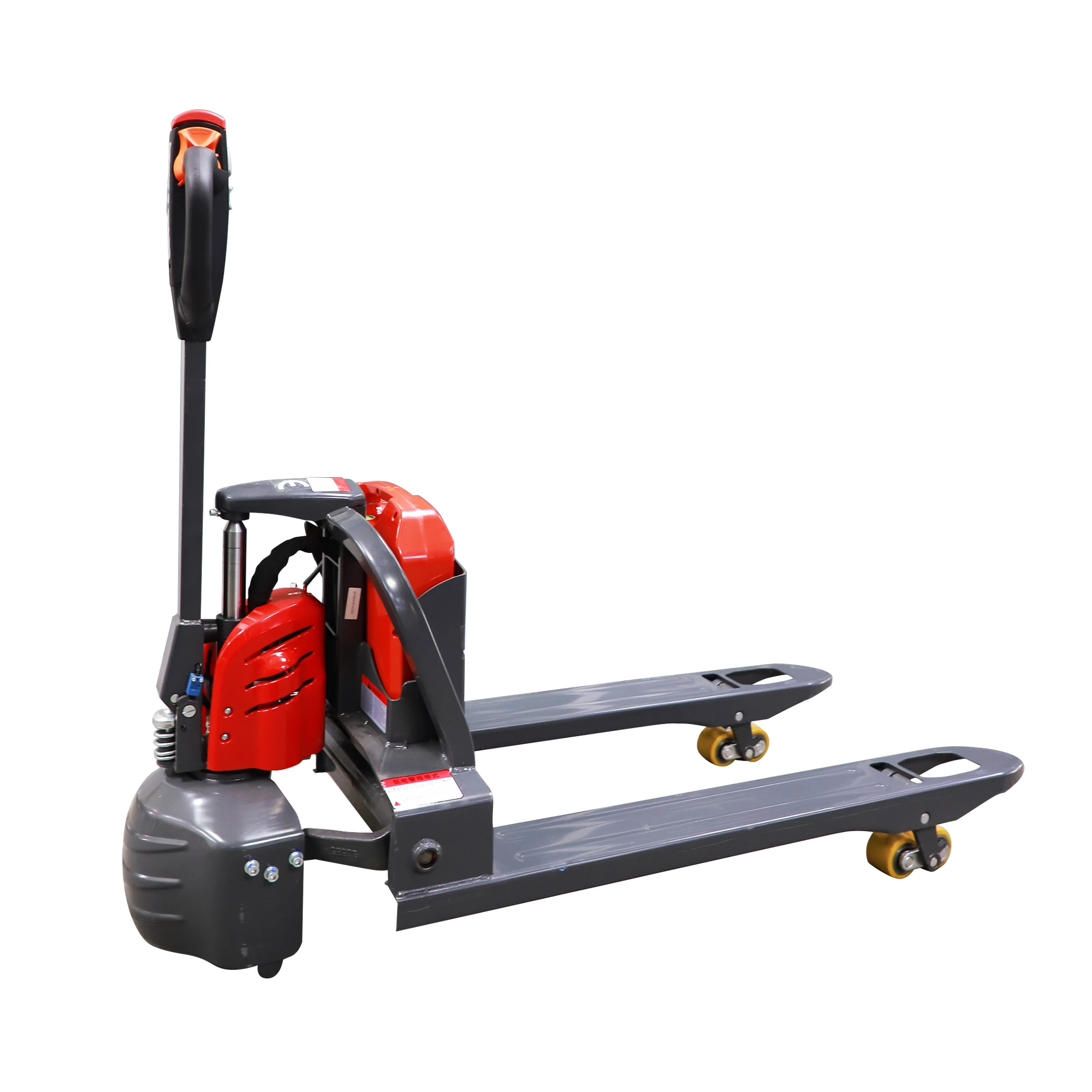 

Full Electric Pallet Jack Truck, 4400lb Capacity 48" x 27" Fork Size Pallet Truck with Emergency Key Switch for Narrow Space