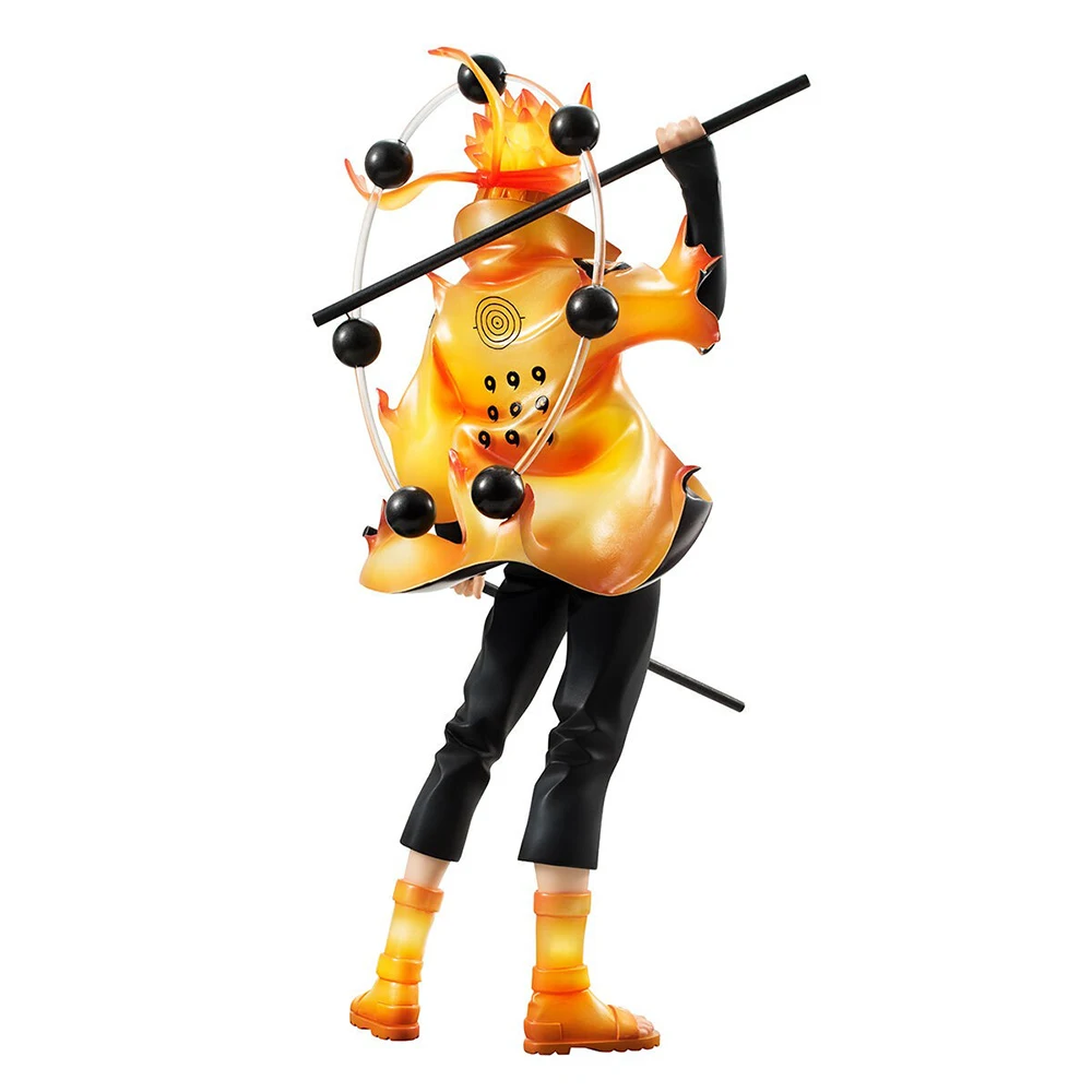 Figura de Naruto Uzumaki de 27CM, Anime NARUTO Shippuden, modo de salvia de seis caminos, modelo de animación, colección de juguetes, adornos de decoración de PVC