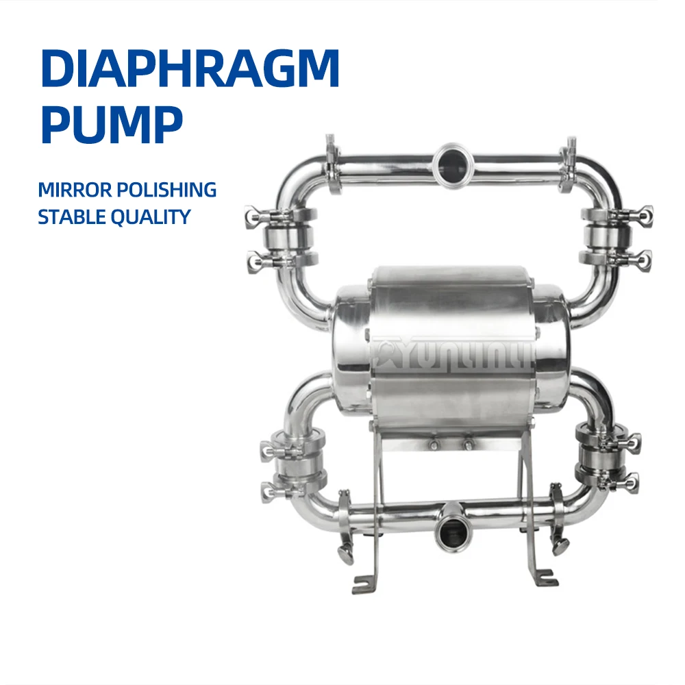 Sanitary pneumatic diaphragm pump food special diaphragm pump corrosion resistance and high temperature resistance