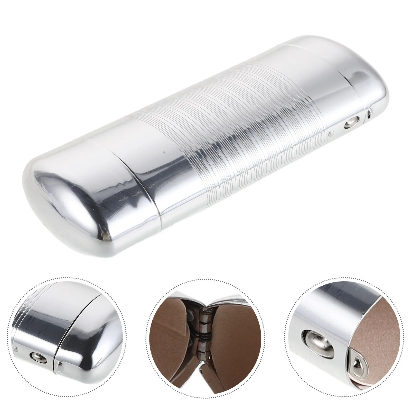 

Slim Aluminum Glasses Case Hard Protective Eyewear Holder for Sunglasses Reading Glasses Unisex Portable Travel Eyeglass Box