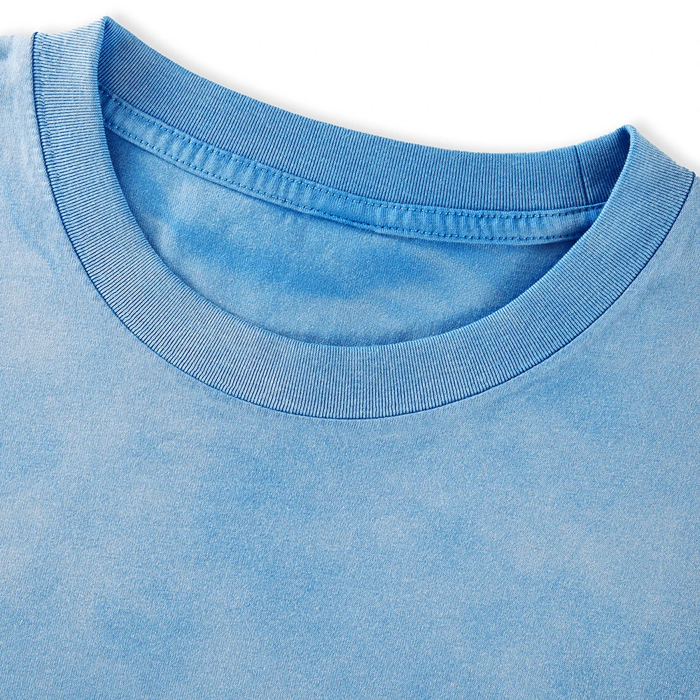 Camisetas de Algodão Personalizadas para Mulheres com Estampa de Verão, Tingimento Spray, Casual, Manga Curta, Oversized, Tecido Básico e Macio