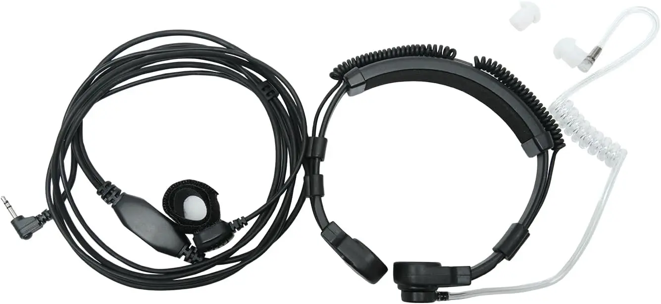 

1Pin 2.5mm Throat Mic Earpiece Headset with PTT for Motorola Talkabout t200tp t260tp t100 t200 t600 t800 mr350r