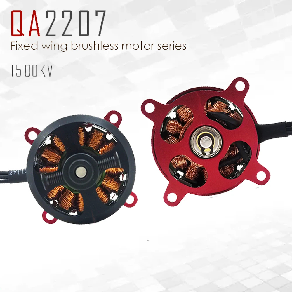 QX-MOTOR QA2207 2205 1500KV 1800KV 1400kv Brushless Motor 2S-3S Use 20A ESC for Jet Helicopter Multiaxis Drone Fixed-wing Parts