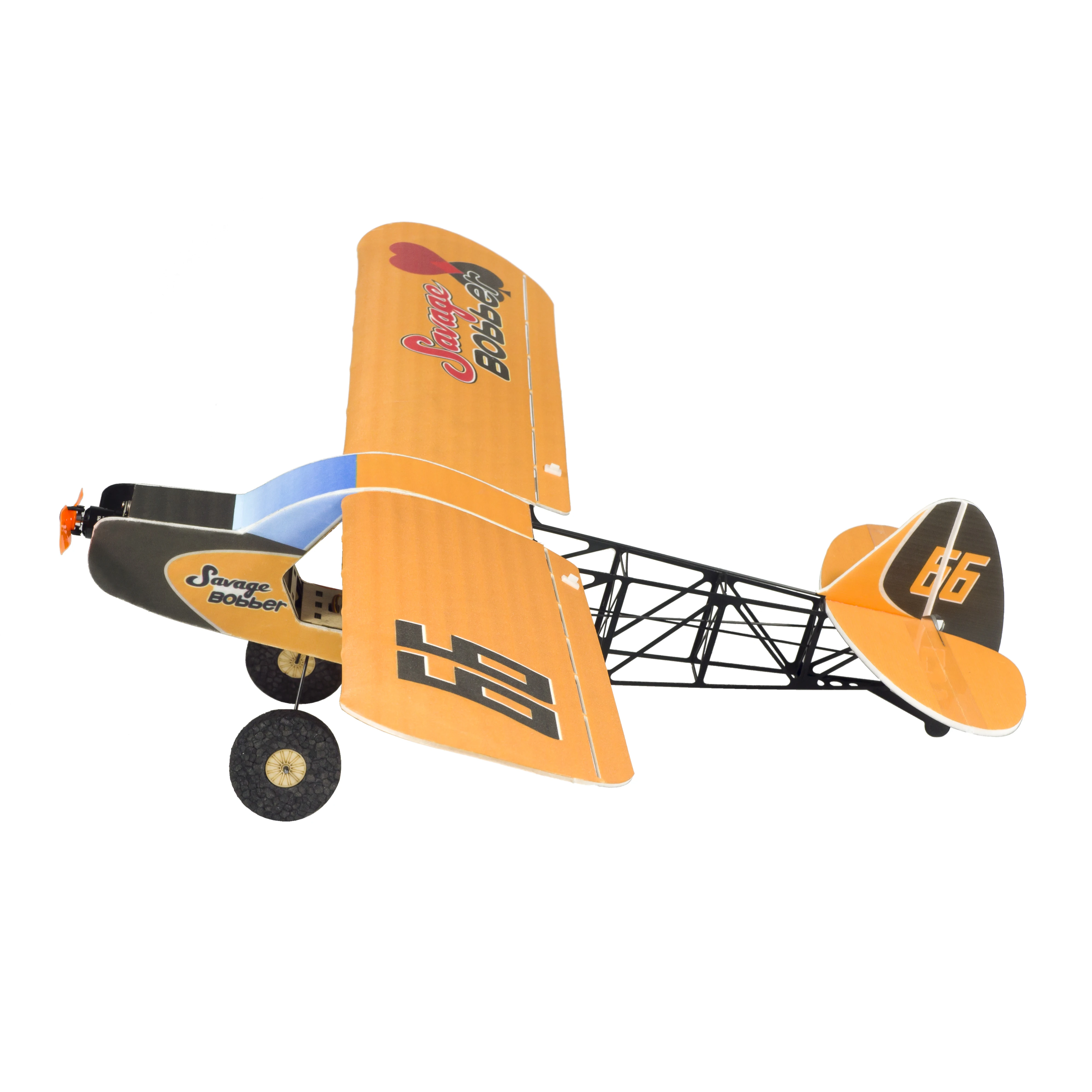 PP Foam RC Airplane Model 600mm Savage Bobber Fixed Wing Indoor/Outdoor Slow Flying Remote Control Unassembled KIT Version