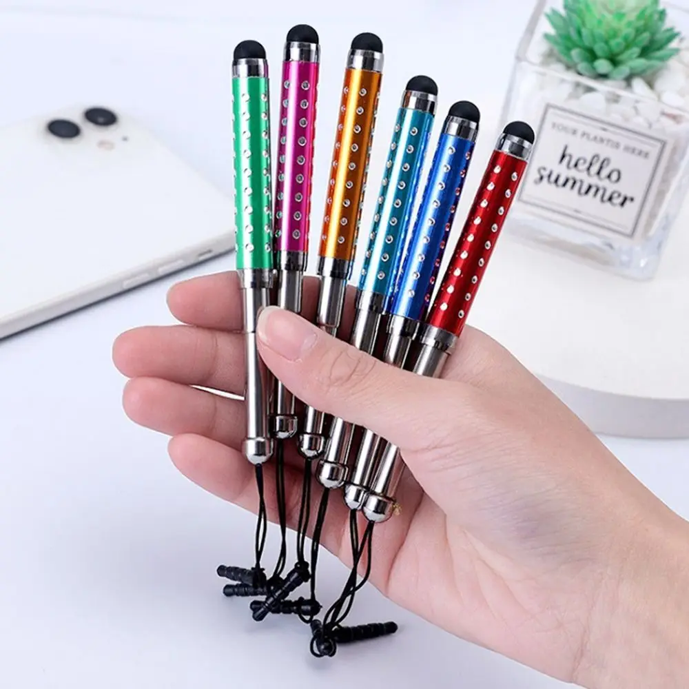Mini High Precision Touch Screen Pen Electronics Retractable Capacitive Pen Multicolor Multi-function Stylus Pencil
