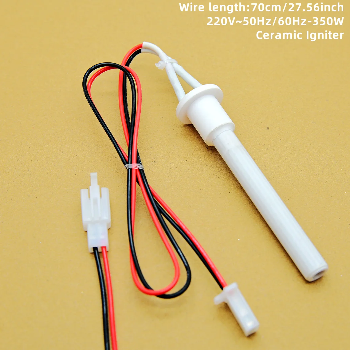 220V350W เซรามิค Igniter ไม้เม็ดเตาอบจุดระเบิด Rod,การใช้ชีวภาพเครื่องทําความร้อน Fast IGNITION ประหยัดพลังงาน,ประสิทธิภาพสูง,ยาว Serv