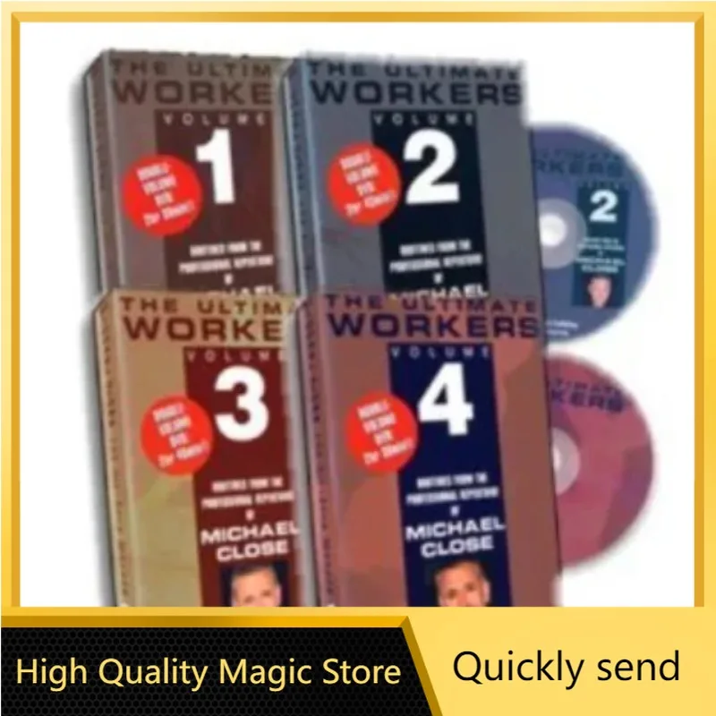 

Ultimate Workers от Майкла Клоуса 1-4 — Волшебные трюки (Высококачественная загрузка в магазине Magic Store)