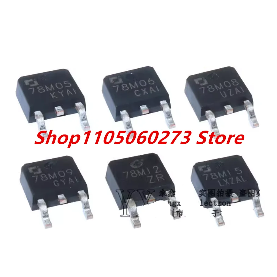 100PCS, 78M05 78M06 78M08 78M09 78M12 78M15 78M24 TO252 79M05 79M12 79M15