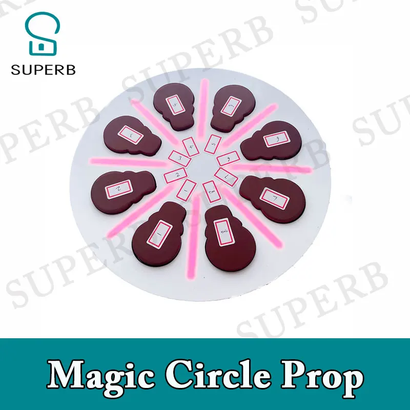 

Superb Escape Room Props Magic Circle Prop Put 8 Modules to correct position to make it light and unlock real life game prop