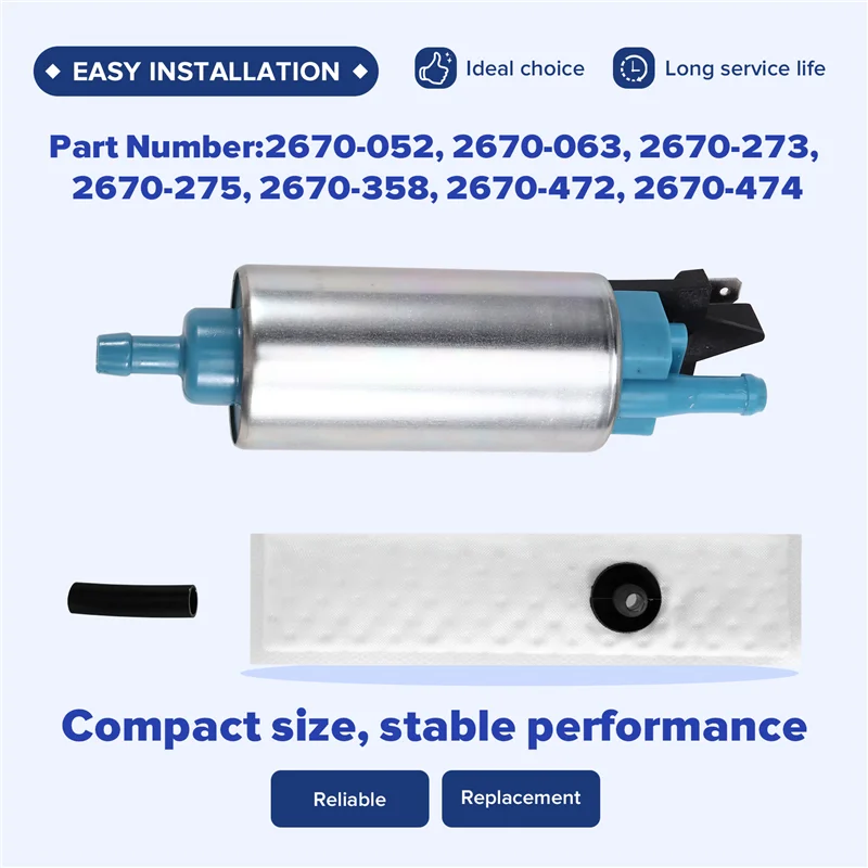 【Падение цены! !】Паливный насос + сетчатый фильтр для Arctic Cat XF/ZR/Z1 Norseman Pantera 2010-2022 2670-472 2670-474 2670-358