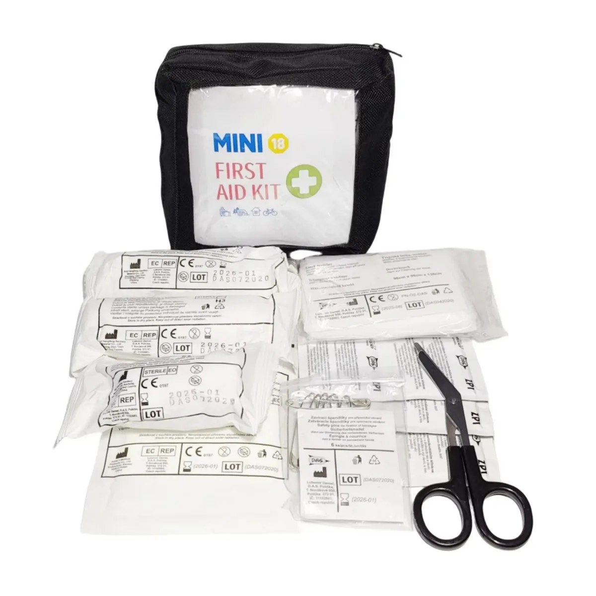 Small First Aid Kit Waterproof Portable Compact Survival Trauma Medical Bag Car Essential Home Multiple Purpose Emergency Kit