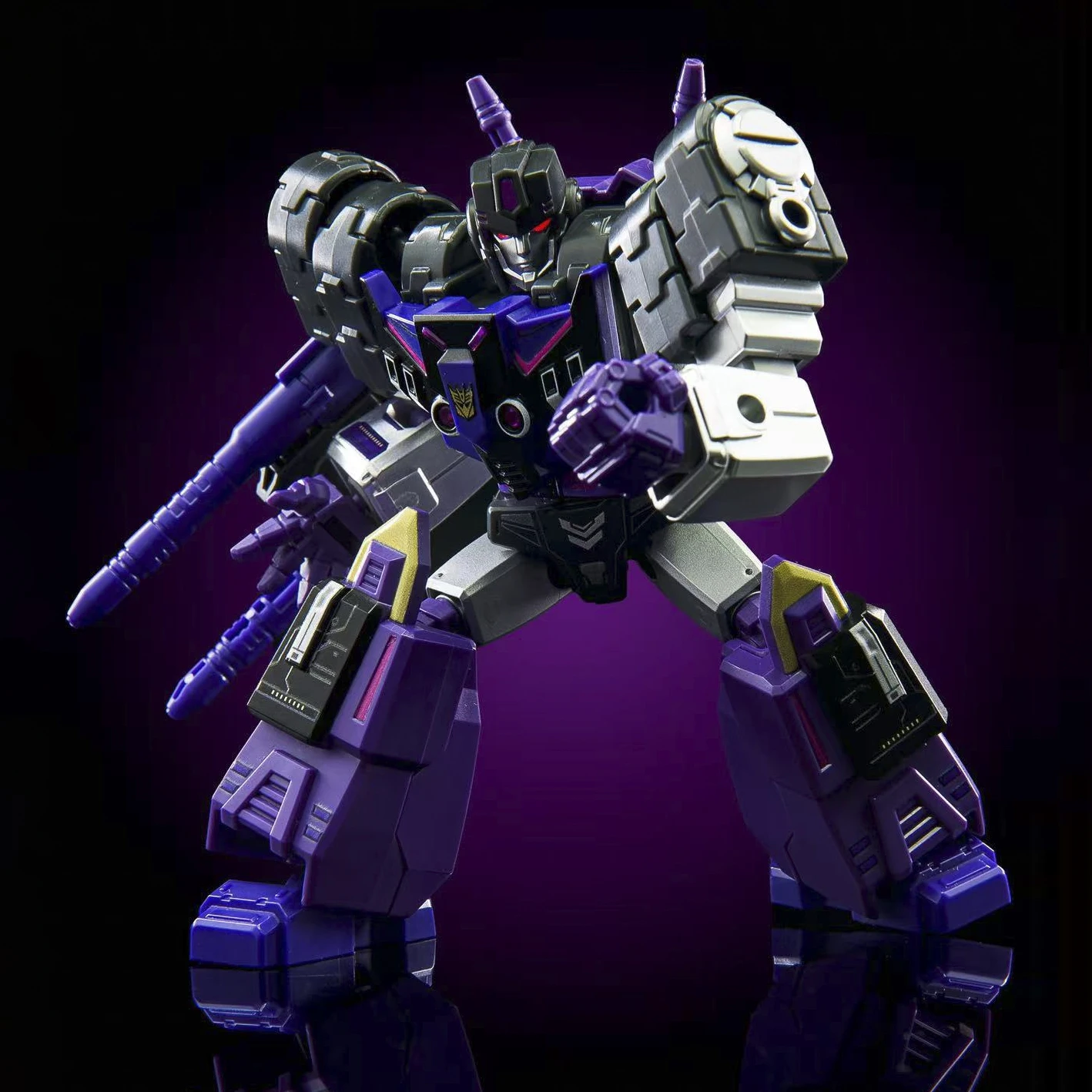 Original Blokees Transformers Sparkling Edition Vol.3 Megatron IDW Tarn Figure Model Robot Blind Box Kid Emit Light Toy Gift