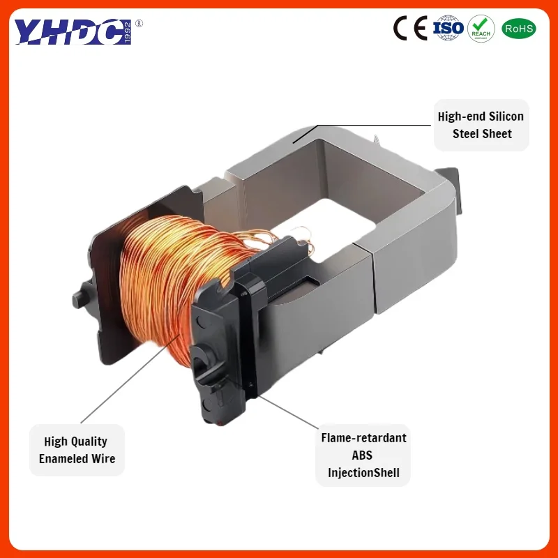 YHDC SCT024SL Ingang 50A 100A 200A 300A 400A Uitgang 0.333V/1V/3V/5V Nauwkeurigheid 1% Split Core Huurrent Transformator