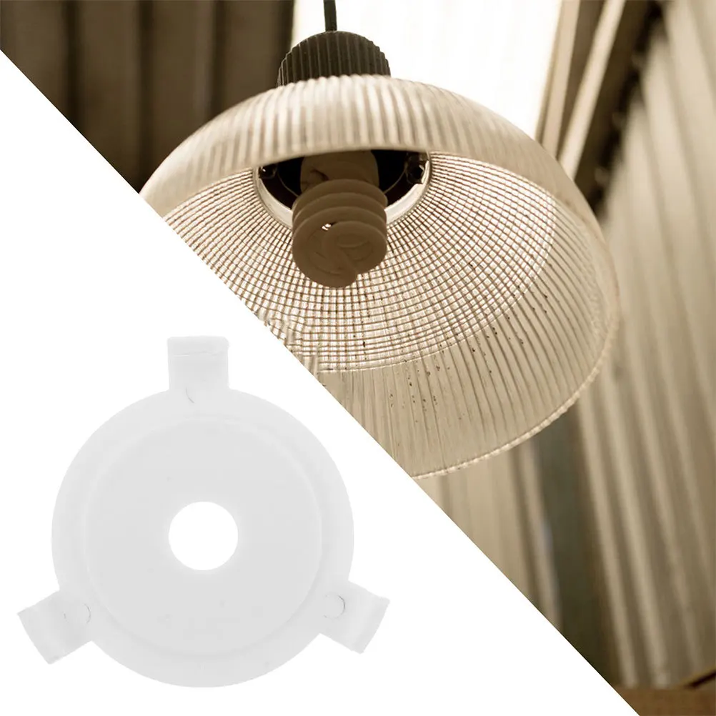 

50Pcs Lampshade Adapter E27 to E26 Clip on Lamp Holder Converter Bulk for Home Commercial Use Lamp Socket Adapter