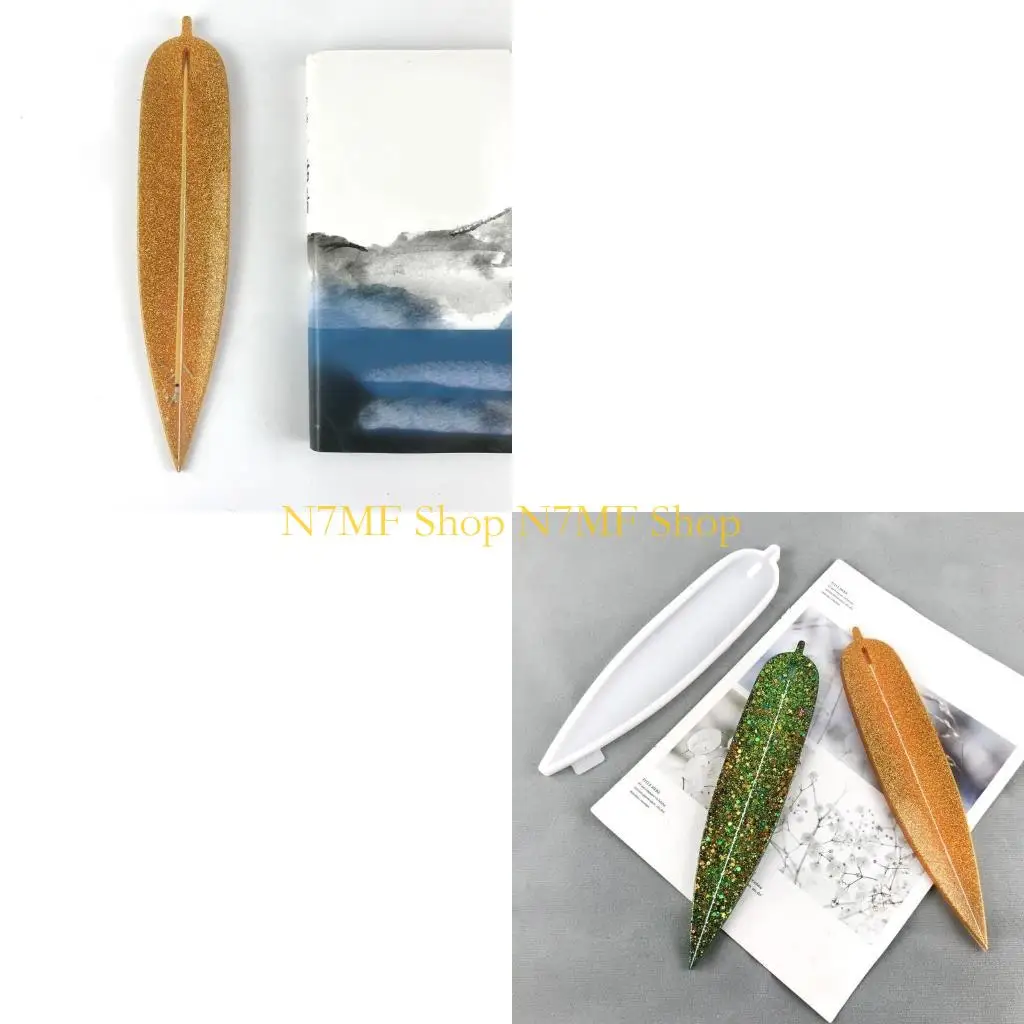 

N7MF Leaf-форма палочки для ладана основы силиконовые формы Diy Diy Dosens Holder Plomt
