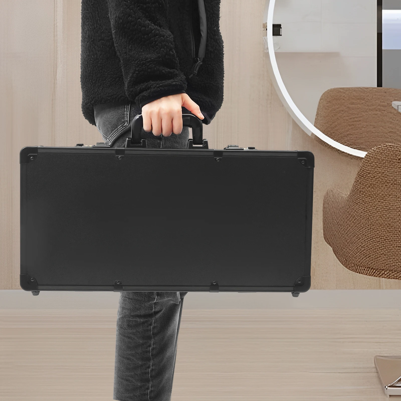 Professional Barber Case for Barber Tools,Portable Barber Suitcase,Traveling Case Styling Tool Organizer Barber Carrying Case