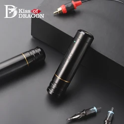 KISS OF DRAGON Tattoo Rocket-7 Machine Professional Rotary Pen Powerful Motor RCA Plug Linner&Rotary Shader Gun for Artist