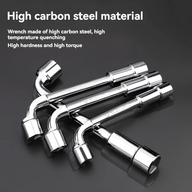 TUOSEN L نوع الأنابيب ثقب الكوع وجع مزدوج الرأس الخارجي مسدس المقبس كم المفك إزالة إصلاح المسمار الجوز #4