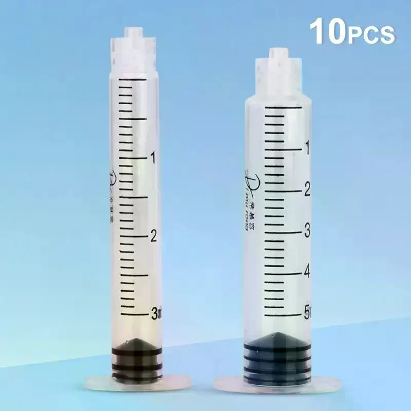 /YOV/Needle Tubes Syringe No Push Rod For Hydrolifting Injector EZ Mesotherapy Device Beauty Care Accessories 10Pcs Threaded