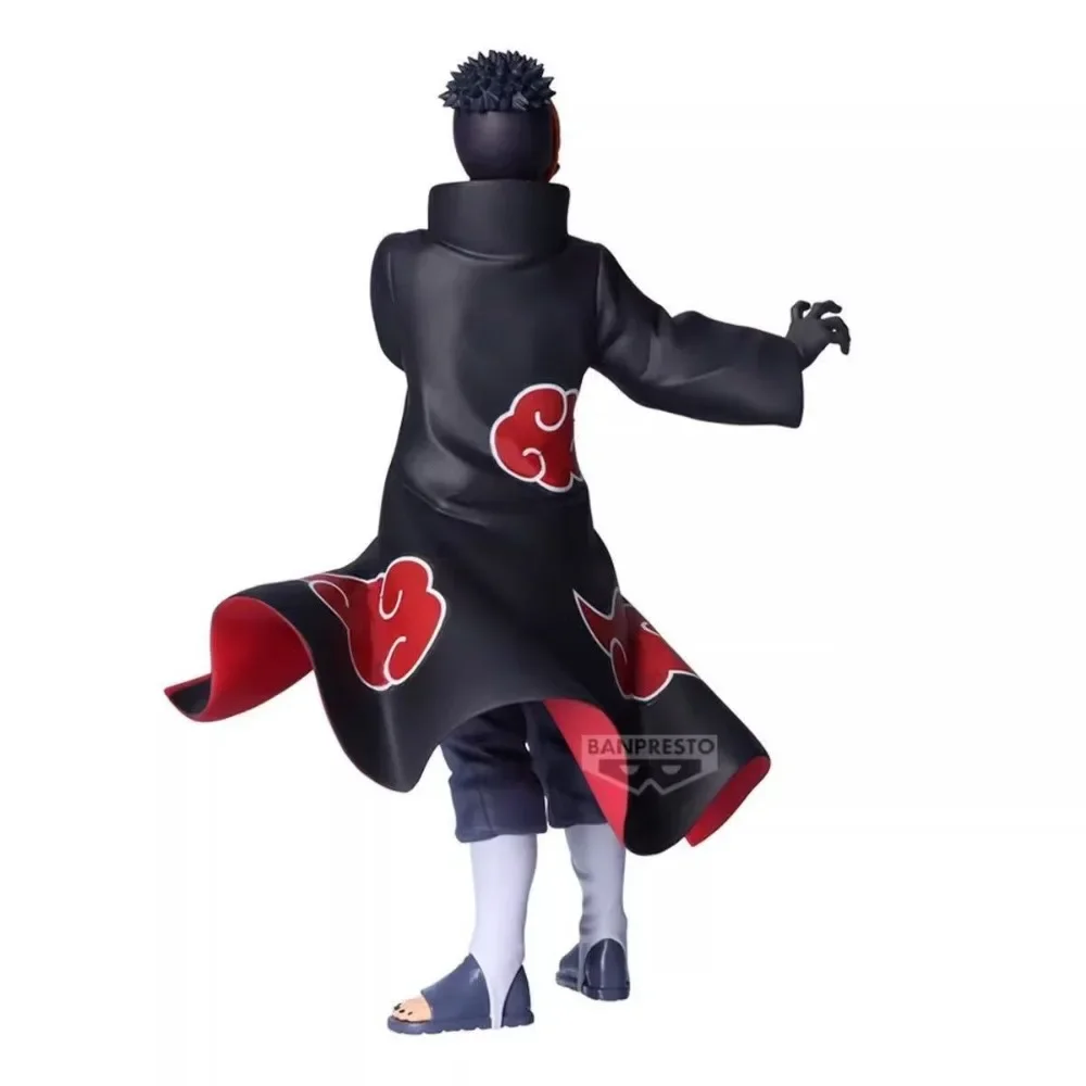BANPRESTO NARUTO VIBRATION STARS TOBI Naruto Uchiha Obito Anime figura de acción modelo Bandai colección de juguetes regalos para niños en Stock