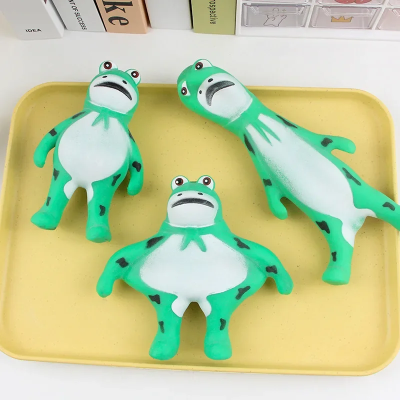 Creative Cartoon Cute Frog Squeeze Toys Classic Novelty Gag Stress Relief Toys Hobby Collectibles Kawaii Exclusive Design Gifts